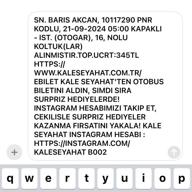 Kale Seyahat'in Servis Hizmetlerinde Yaşanan Sorunlar