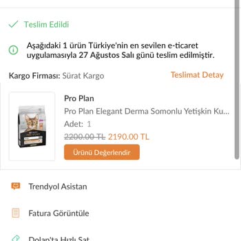 Pro Plan Somonlu Kedi Maması Kusma