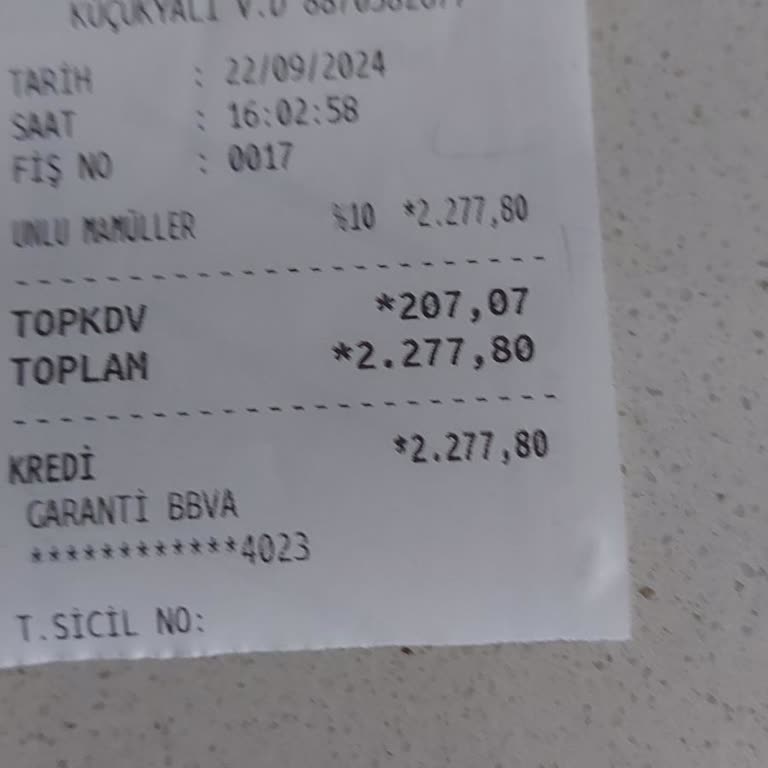 Ulviye Börek Yanıltıcı Fiyatlandırma Ve Fazla Ücret Talebi