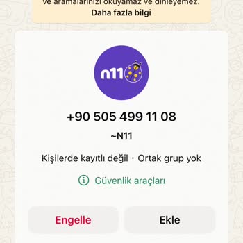 N11 Üzerinden Sipariş Verdiğim Ürünle İlgili Yaşadığım Sorun