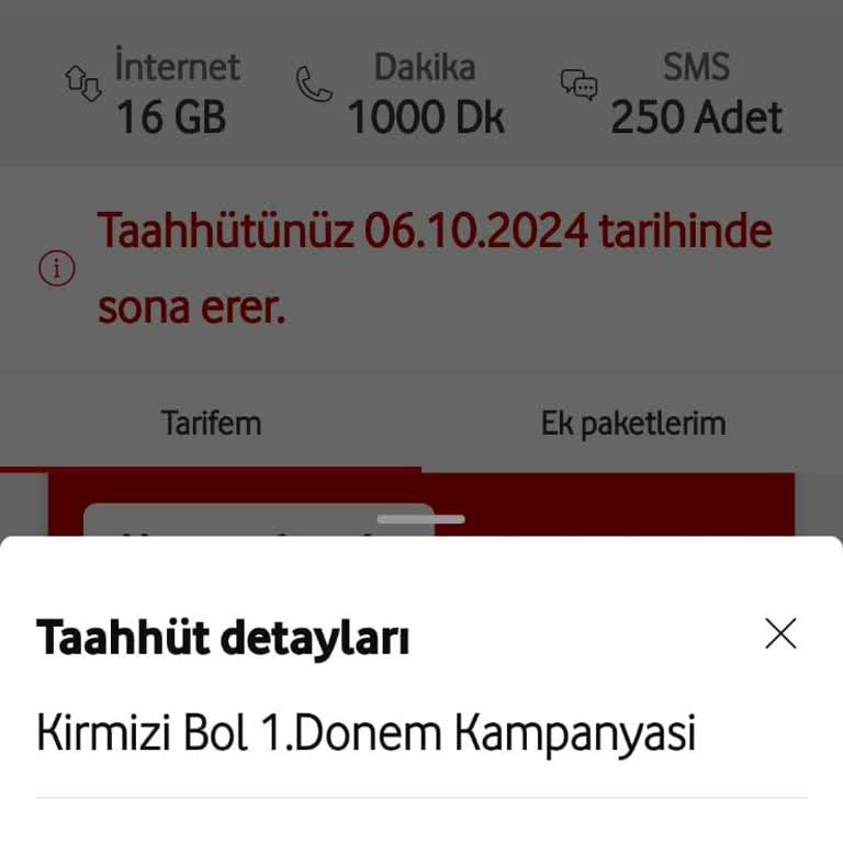 Vodafone Paket Yenileme Bilgisi Eksikliği ve Fiyat Artışı