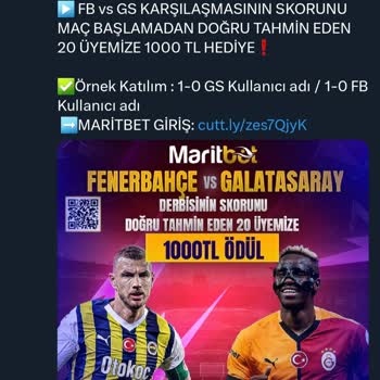 Maritbet Etkinlik Ödüllerini Vermiyor