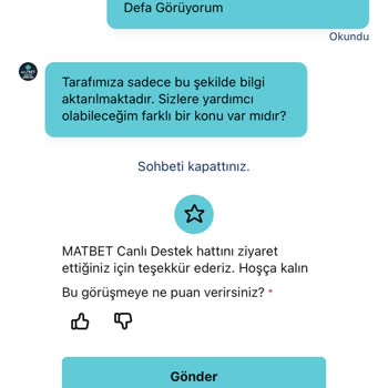 Matbetin Haksız Yere Yaptığı Muamele