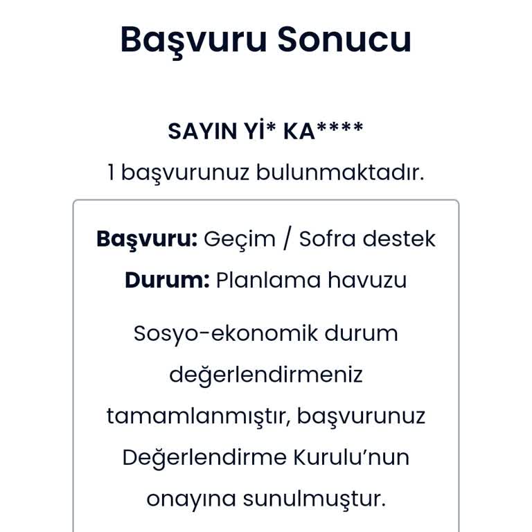 İstanbul Büyükşehir Belediyesi Sedep Yardımı