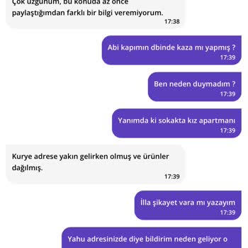 Getir Firmasının Kuryesi Yanlış Adrese Gidip Siparişimi İptal Etmesi