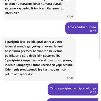 Getir Firmasının Kuryesi Yanlış Adrese Gidip Siparişimi İptal Etmesi