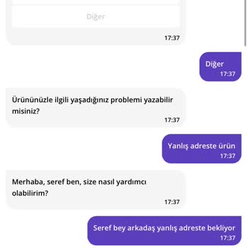 Getir Firmasının Kuryesi Yanlış Adrese Gidip Siparişimi İptal Etmesi