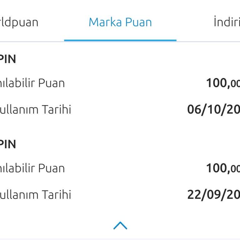 Chippin Marka Puan Kullanamıyorum...