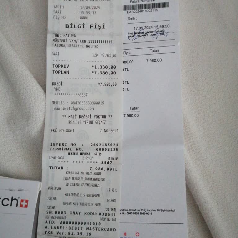 Swatch Saat Garanti Ve İade Sorunları