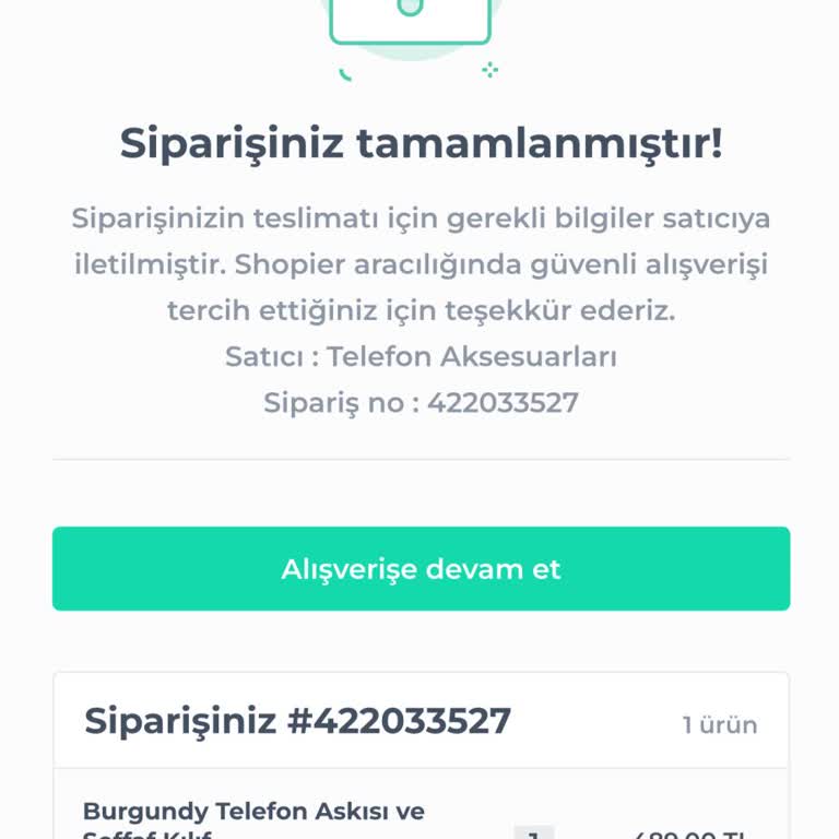 Shopier Sipariş İptali Yapılması