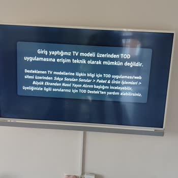 Tod TV Uygulamasına Erişimde Teknik Sorun
