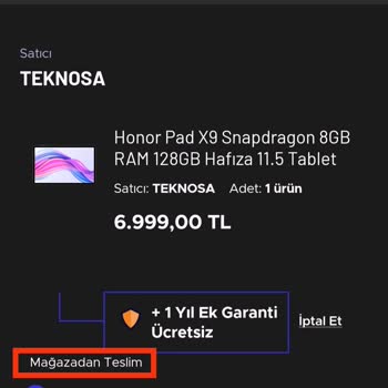 Teknosa Satın Alıp, Parasını Verdiğim Ürünü Mağazada Bulamıyorlar