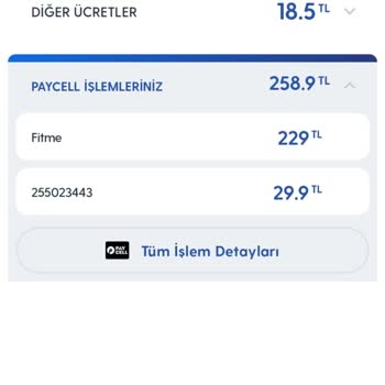 Paycell Turkcell Faturama Yanlış Ücret Yansıması