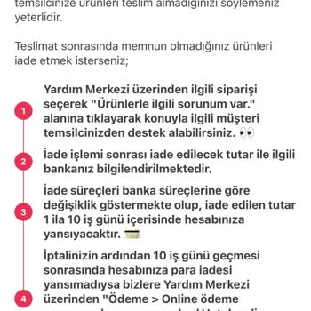 Yemek Sepeti Mahalle Öğütler Gıda Kötü Ürün İade Kabul Etmiyor