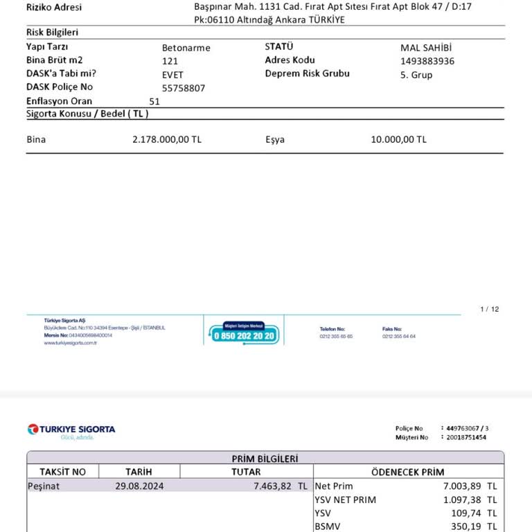 Türkiye Sigortanın Yaptığı Usulsüz Konut Sigortası