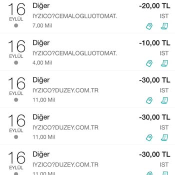 Düzey Tüketim Malları Otomat Hatalı Çekim