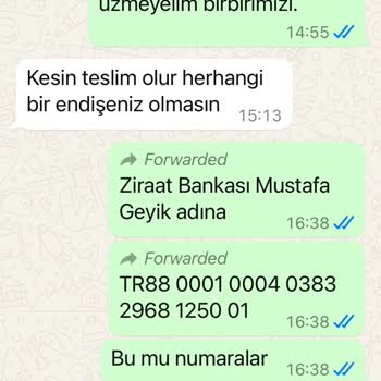 Geyik Mobilya G**** Mobilya Teslim Edilmeyen Mobilya