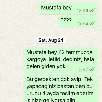 Geyik Mobilya G**** Mobilya Teslim Edilmeyen Mobilya
