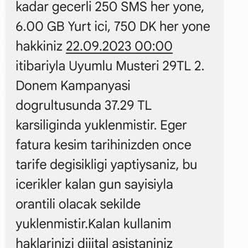 Tarife Dönem ve Ücretlendirme Sorunu