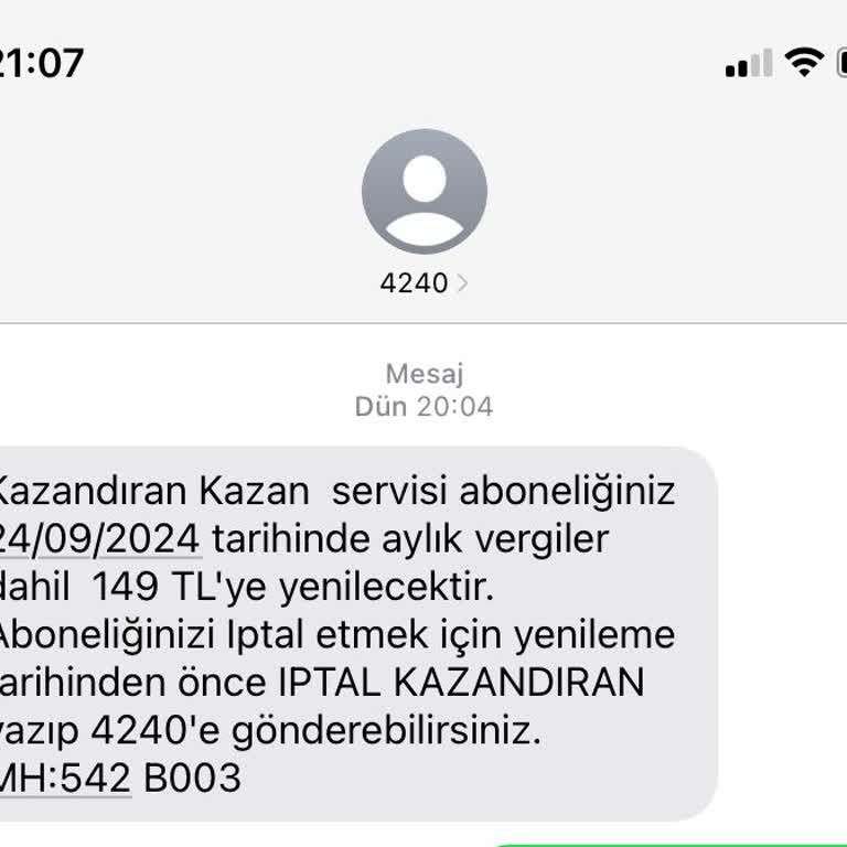 Vodafone Yanıltıcı Abonelik Ücretleri Ve İptal Sorunu