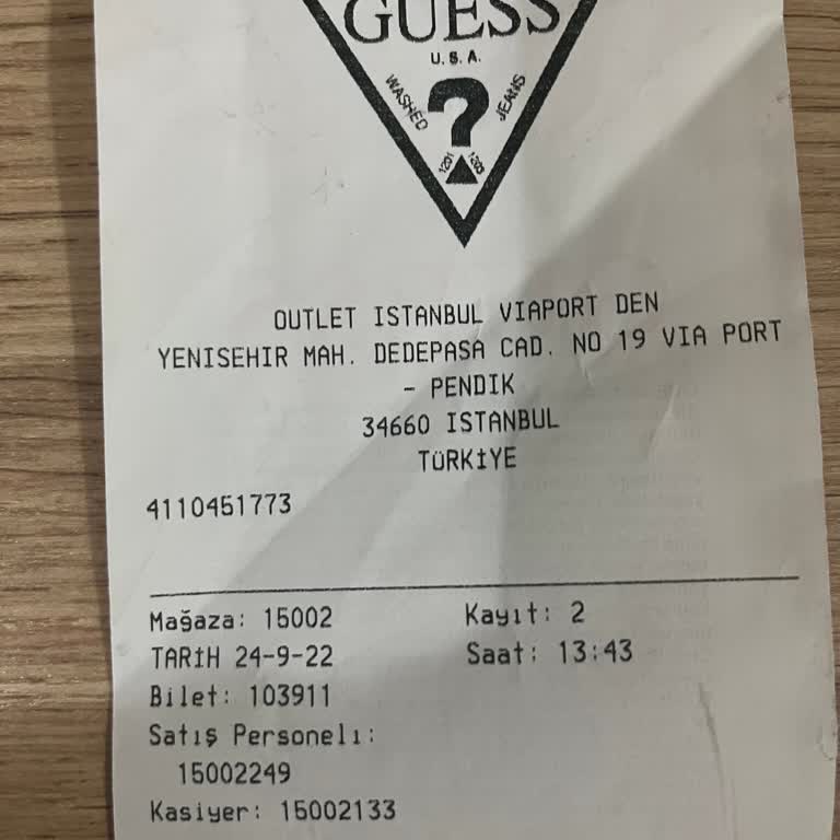 Guess Viaport Saygısız Kasiyer Sorunu