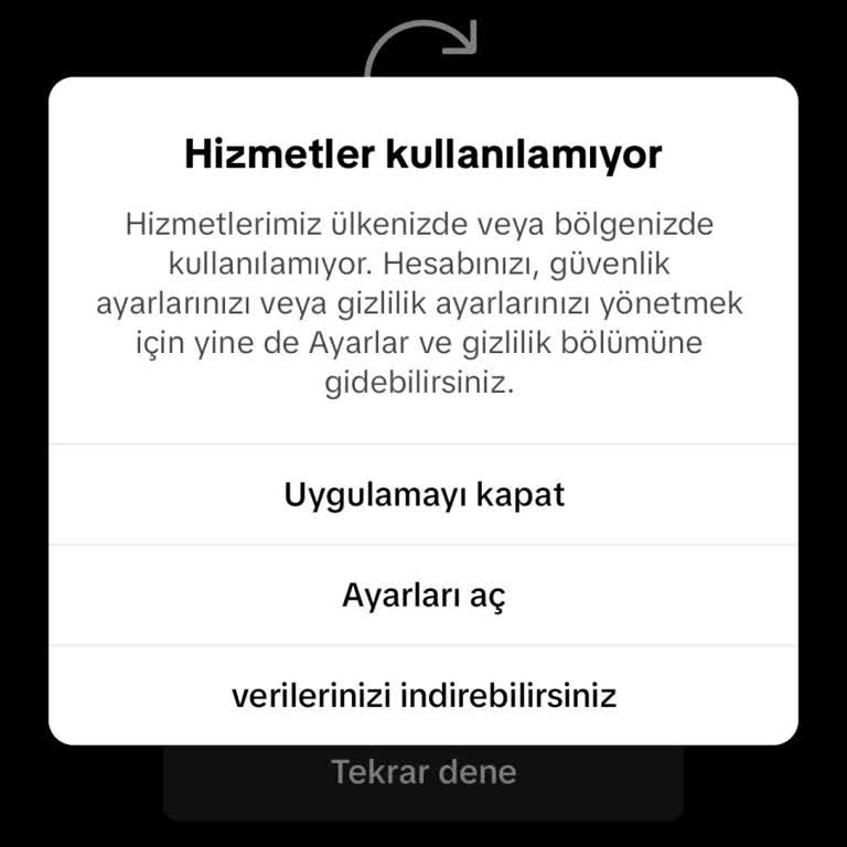 TikTok'a Giriş Yapamıyorum