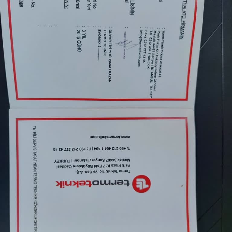 Termo Teknik Ürün Garanti Fiyaskosu