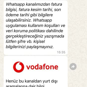 Vodafone Yurt Dışı Paketi İptal Sorunu ve Yanıltıcı Bilgilendirme