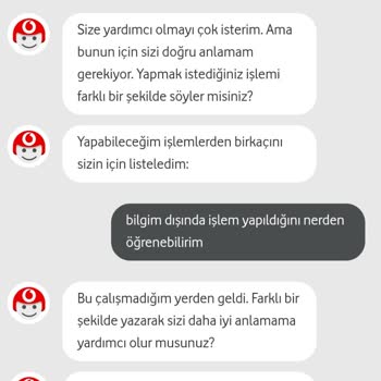 Vodafone Müşteri Temsilcisine Ulaşamama ve Şifre Mesajları Sorunu
