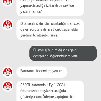 Vodafone Müşteri Temsilcisine Ulaşamama ve Şifre Mesajları Sorunu