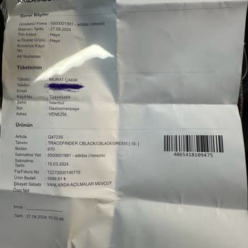 Adidas Müşterilerini Mağdur Ediyor