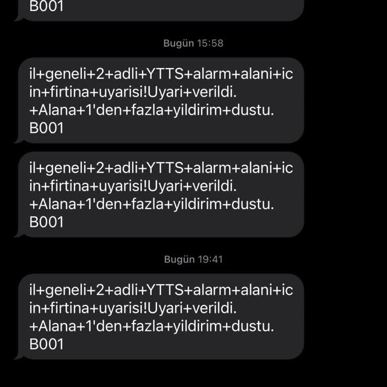 Meteoroloji Genel Müdürlüğü Durmadan SMS Gönderiyor!