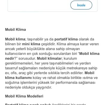 Beko Portatif Klima Isıtmıyor