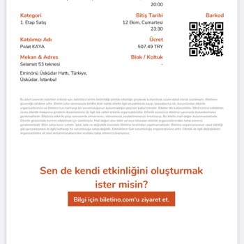 Biletino İptal Onayı Verilmemesi