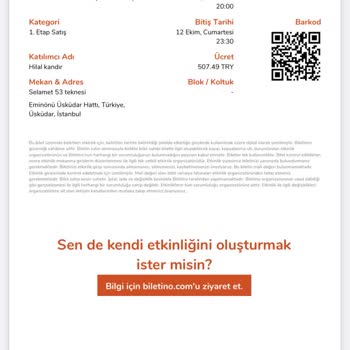 Biletino İptal Onayı Verilmemesi