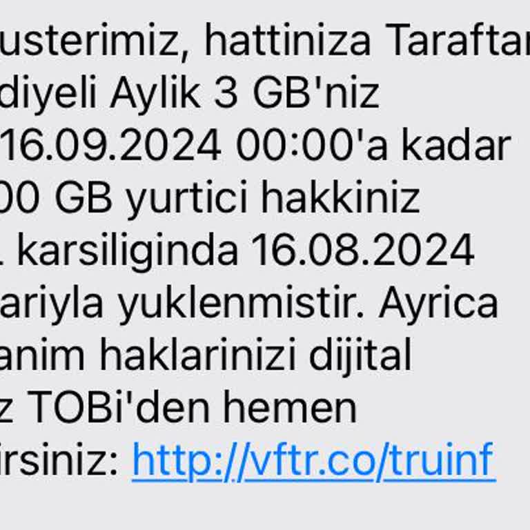 Vodafone Habersiz Taraftar Üyeliği Ve İptal Sorunu