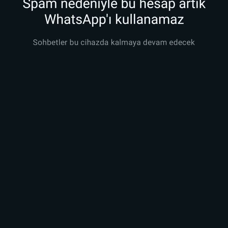 WhatsApp Spam Sorunu