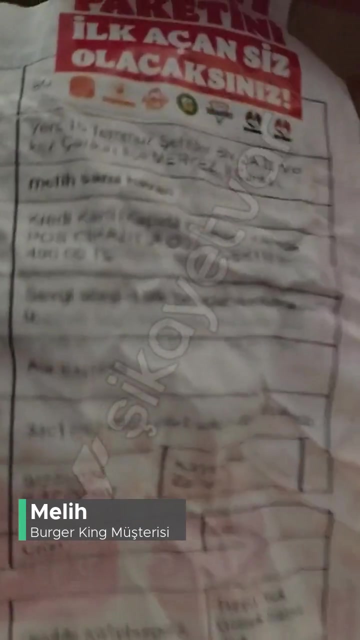 Burger King Her Zaman Pişmanlık Benim İçin! videonun kapak resmi