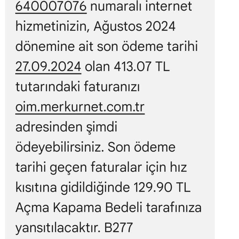 Merkür Net. Yüksek Fiyat Uygulaması