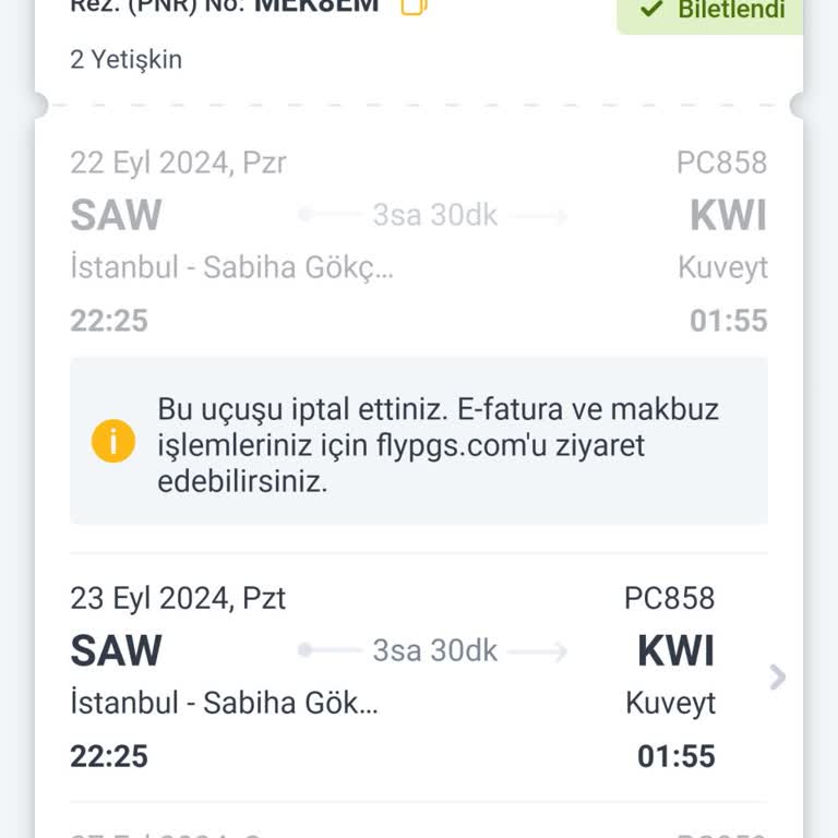 Obilet Ve Pegasus Mağduriyeti!