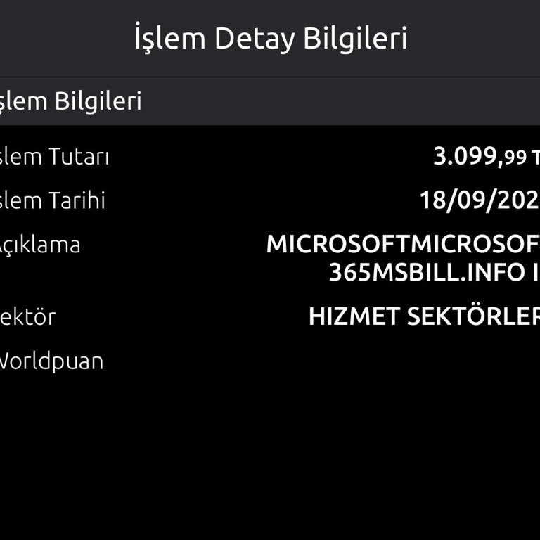 İzinsiz Microsoft 365 Aile Paketi Çekimi Yapı Kredi Bankası