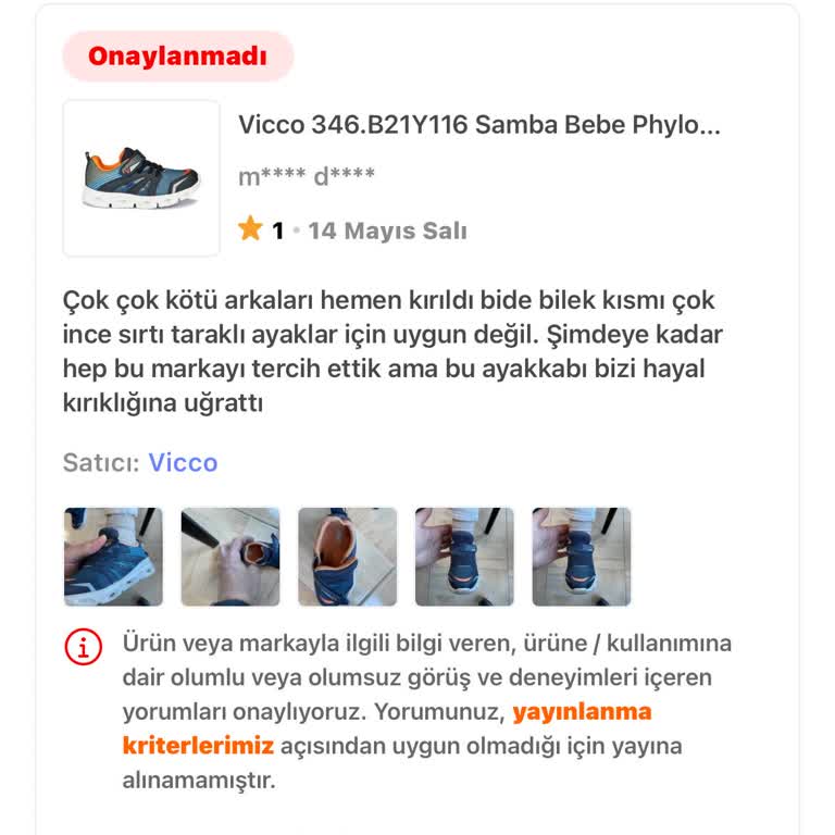 Yorumlarımızı Yayınlamayan Bir Hepsiburada