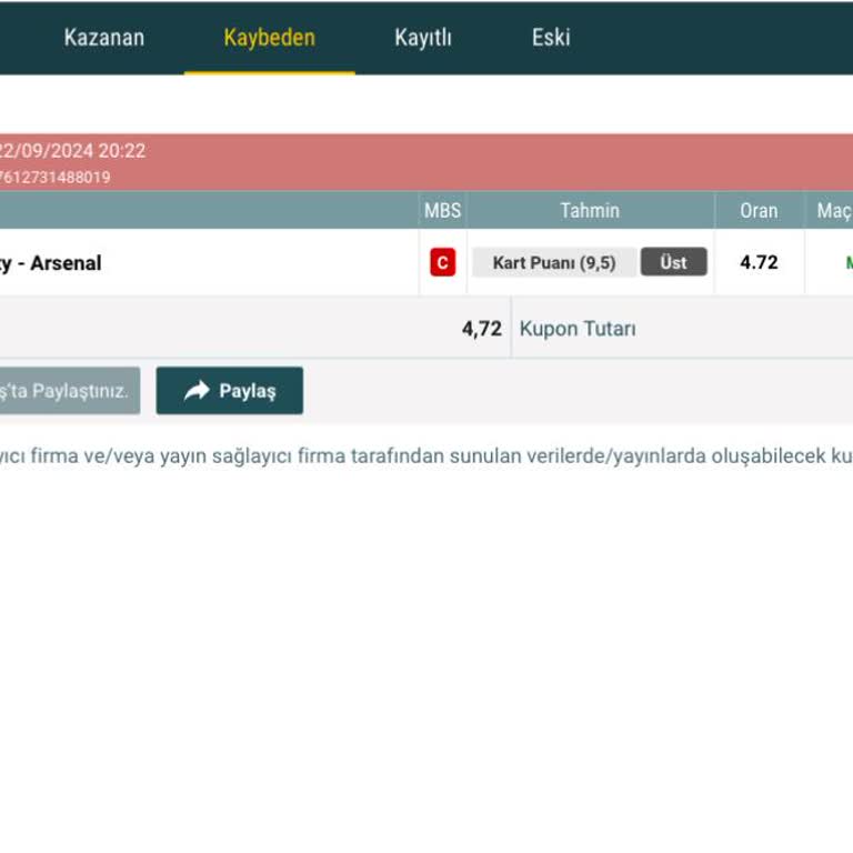 Nesine Kazandığım Kupon Kaybetti Görünüyor