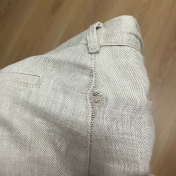 Zara Keten Pantolon Deformesi