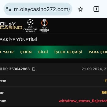 Olaycasino Ana Bakiyemi Ödemiyor