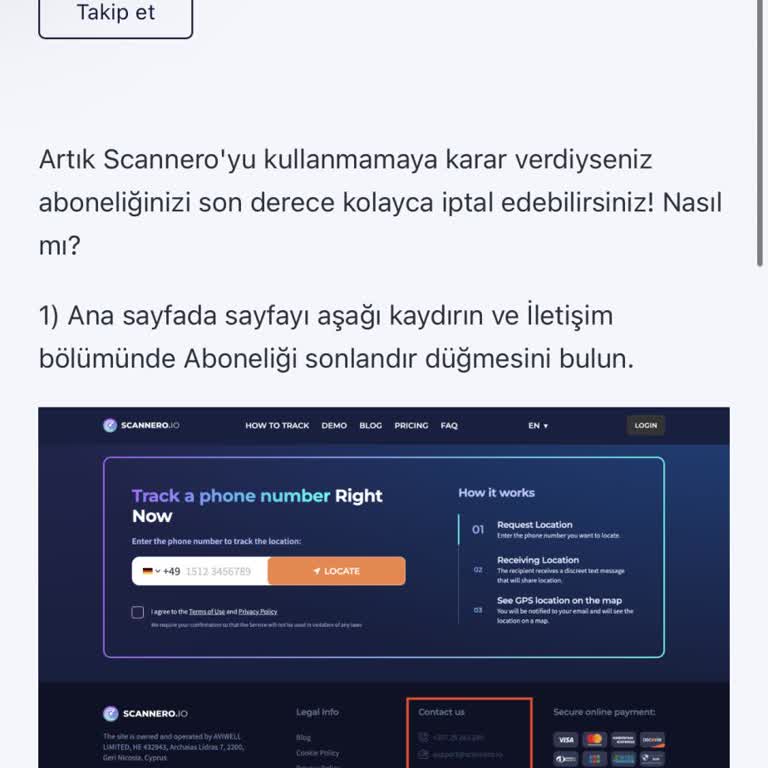 Scannero Üyelik Bazı Altında Alınan Fiyat