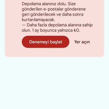 Mail Adresim Gmail Mesaj Alamıyorum
