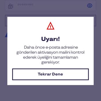 Pluxee Uygulamasında Aktivasyon Kodu Sorunu