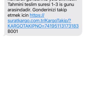 Sürat Kargo Gel Al Noktası 6 Haneli Kod Atmama Sorunu