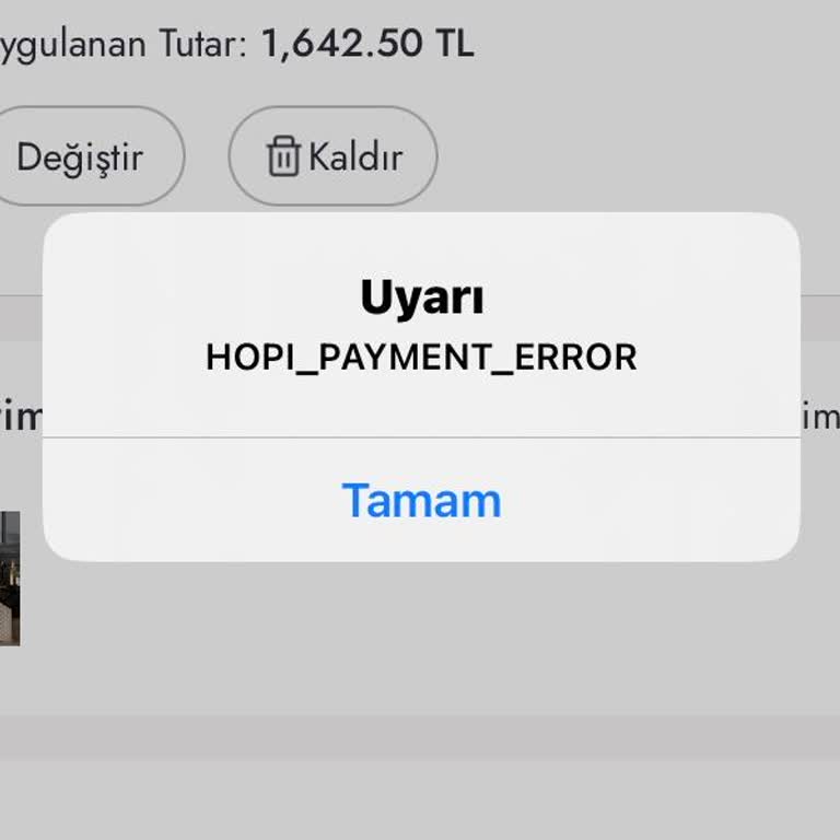 Boyner Uygulamasında Alışveriş Kartı Kullanım Sorunu